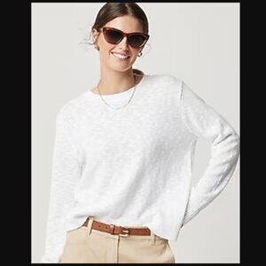 NWT J.Crew Factory XS Crewneck beach sweater